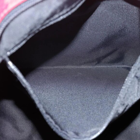 BURBERRY Nova Check Blue Label Tote Bag Nylon Leather Orange Brown Auth ti1814 - Picture 13 of 16